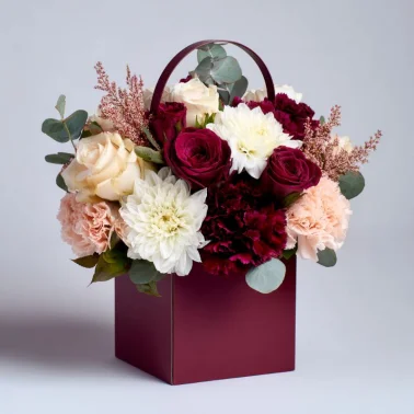 Цветы в сумочке «Ароматный стиль»