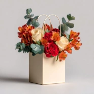 Композиция в сумочке &laquo;Городская флористика&raquo; 0