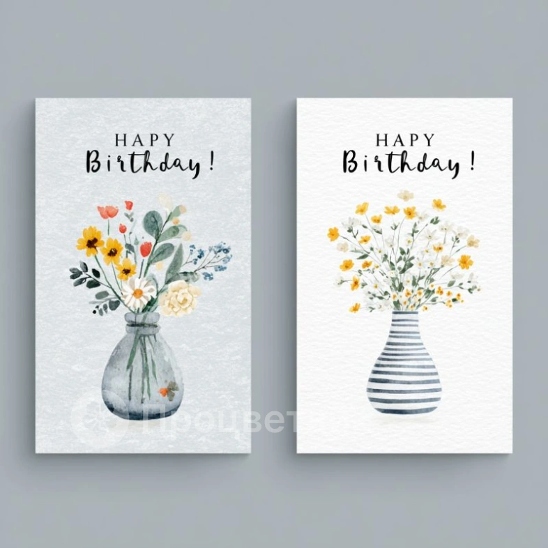 Открытка &laquo;С Днем Рождения&raquo;