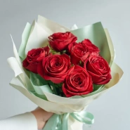 Красные розы &laquo;Летящий огонь&raquo; 0
