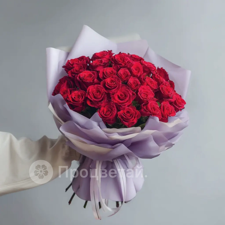 Красные розы &laquo;Чувства без слов&raquo;